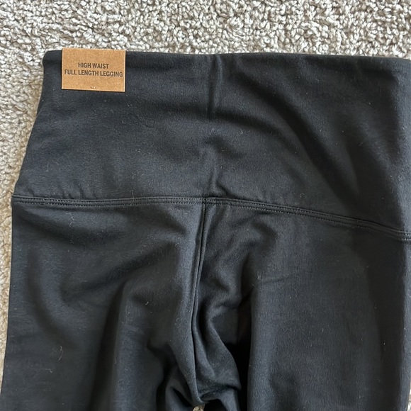 Pink by Victoria’s Secret Black High Waist Full Length Leggings - Picture 4 of 4